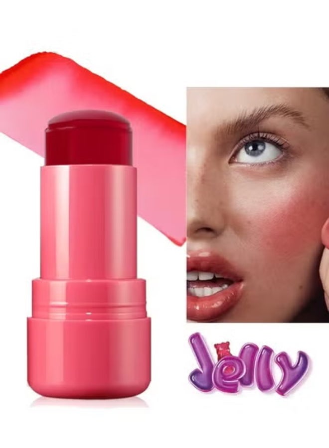 فايبلي أحمر الخدود أحمر الشفاه - جيلي الشفاه والخد تينت أحمر الخدود كريم، أحمر الخدود هلام الفواكه وعصا الشفاه الرقيقة #01 - Image 1